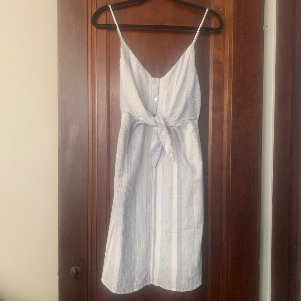 Cute striped ASTR dress size M, spaghetti straps